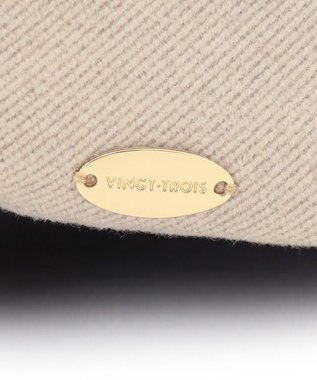 23区 【見上愛さん着用】ツイル キャップ ベージュ系