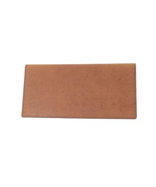 genten スクエアウォレット ラクダ革長財布 チャ