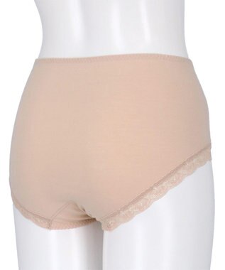 Wing ショーツ やさしいフィット感 綿混(身生地部) アウターにひびきにくい(裾) はきこみ丈ふつう NF1000 ウイング／ワコール ベージュ