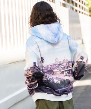 WEGO 総柄BIGプルパーカー 柄2