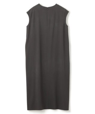 BEIGE， CINDY / サイドタックドレス C.Gray×White