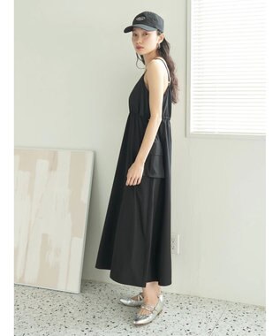 earth music&ecology ストレッチキャミワンピース Black