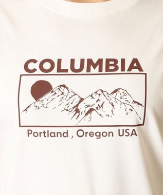 Columbia Columbia/ ウィメンズヤハラフォレストショートスリーブTシャツ /コロンビア Sea Salt Mountain Graphic