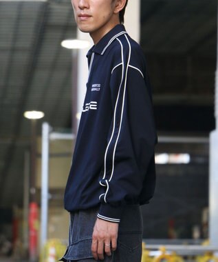 CRAFT STANDARD BOUTIQUE UVカット/イージーケア/ゲームシャツ-C Navy