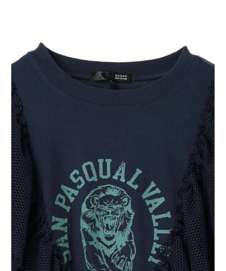 Green Parks ・ＳＵＧＡＲ　ＳＰＯＯＮ　ＬＩＯＮｐｔラッフルＴＥＥ Navy