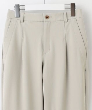 23区GOLF 【23Fondation】セミワイド テーパードパンツ ベージュ系