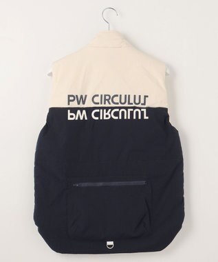 PW CIRCULUS 【手軽に防寒】【MEN】中綿ベスト ネイビー系