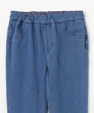 ANY KIDS カット デニム パンツ ブルー