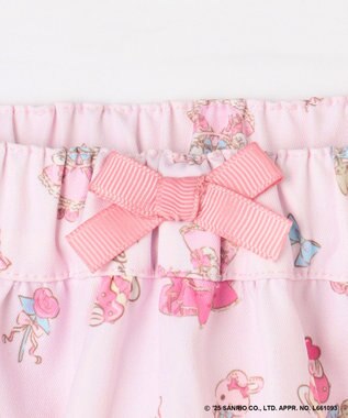 ANY KIDS 【マイメロディ＆クロミ×ANY KIDS】総柄 ティアードスカート ピンク×マイメロディ