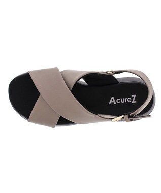 AcureZ オトナのスポサン クロスベルトデザイン「軽×ラクサンダル」 チャコール