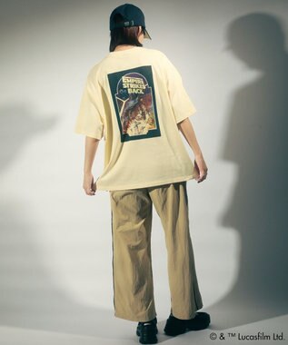 Green Parks ＳＴＡＲ　ＷＡＲＳ／グラフィック半袖ＢＩＧＴＥＥ Cream