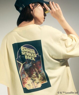 Green Parks ＳＴＡＲ　ＷＡＲＳ／グラフィック半袖ＢＩＧＴＥＥ Cream