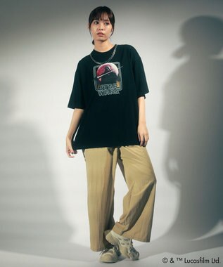Green Parks ＳＴＡＲ　ＷＡＲＳ／グラフィック半袖ＢＩＧＴＥＥ Black