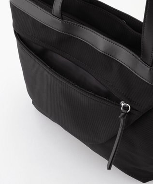 Y'SACCS コーデュロイライクナイロントート ブラック