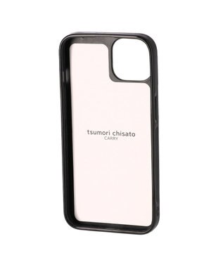 tsumori chisato CARRY ギャラクシーパネル モバイルケース バックカバー （ iPhone 13 / 14 対応） 【 カードポケット付き 】 ブラック