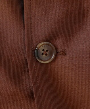 UNFILO MENS ライトウェイトシアー テーラードジャケット ダークブラウン