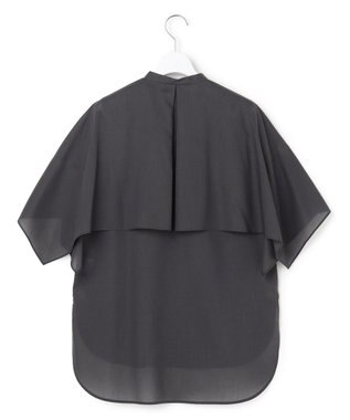 ICB 【先行予約】シルフィーローン ハンカチーフスリーブブラウス チャコール