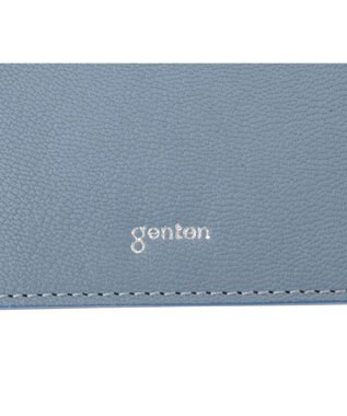 genten モルトフレスコ 名刺入れ ライトブルー