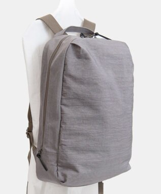 NIZYU KANO FUKUI SIWAナイロンリュック Lサイズ グレージュ