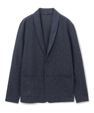 JOSEPH HOMME リネンドビージャージー　カットソージャケット ネイビー系