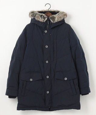 JOSEPH ABBOUD MOUNTAIN 【ECO撥水/ECOファー/9ポケット/ユニセックス】ＰＥ／ＮＹピーチダウン コート ネイビー系