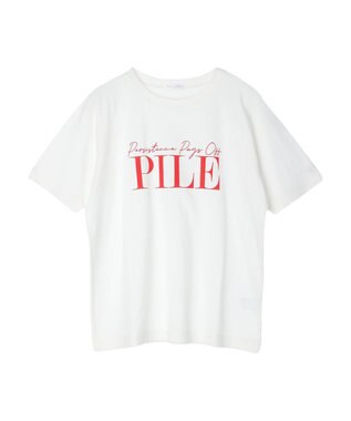 Green Parks レトロロゴレギュラーＴシャツ Off White