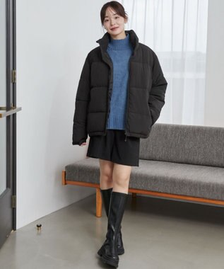 WEGO 【ユニセックス着用ITEM】パデッドブルゾン ブラック