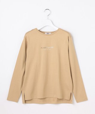 J.PRESS LADIES L ロゴ Tシャツ ベージュ系