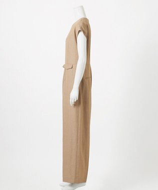 23区 L 【GOLD LABEL】ナチュラルシャンブレー オールインワン ベージュ系