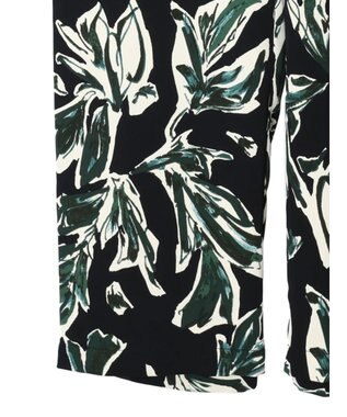 AMERICAN HOLIC Ｆｌｏｗｅｒプリントリラックスパンツ Black