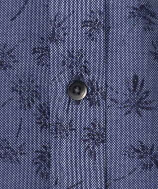 JOSEPH ABBOUD 【吸水速乾】シャンブレープリントジャージシャツ ネイビー系7