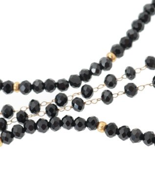 AMERICAN HOLIC 【2点SET】ビーズネックレス Black
