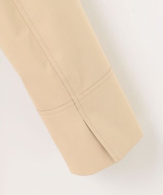 J.PRESS LADIES 【WEB限定カラーあり・撥水】80/2 T/C ツイル ステンカラー ショートコート ベージュ系