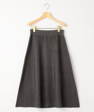 組曲 ニットフレア スカート グレー系
