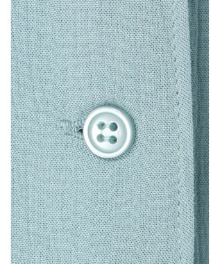 AMERICAN HOLIC 楊柳Ｗポケット開襟ワンピース Sax