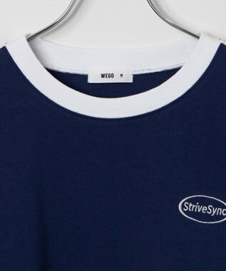 WEGO ライングラフィックショートT ネイビー