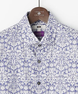 JOSEPH ABBOUD 【英国・リバティ社】リバティプリントシャツ サックスブルー系5