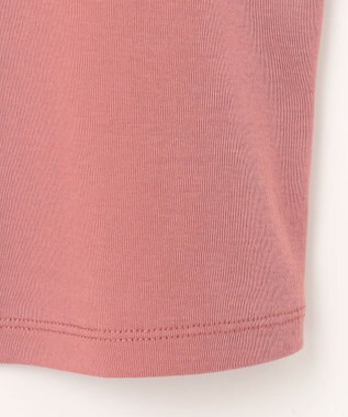 23区 L 【接触冷感/洗える】フレンチスリーブ IT TEE テラコッタピンク系