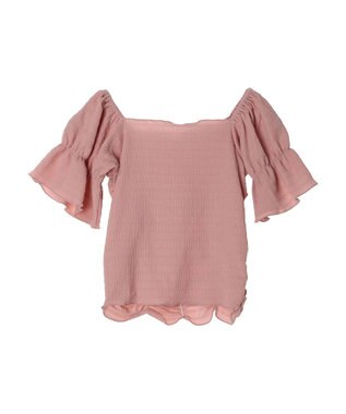 earth music&ecology カットシャーリングプルオーバー Pink