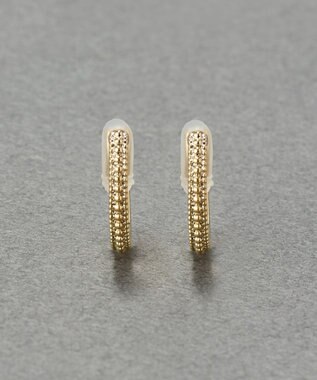 Phoebe 【金属アレルギー対応】【痛くないシリーズ】グリッターメタルライトフィットイヤリング　ゴールド ゴールド