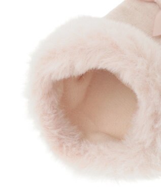 Maison de FLEUR プチリボンファーグローブ Light Pink