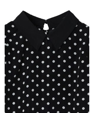 Green Parks AnriettMusee ギャザースリーブブラウス Dot