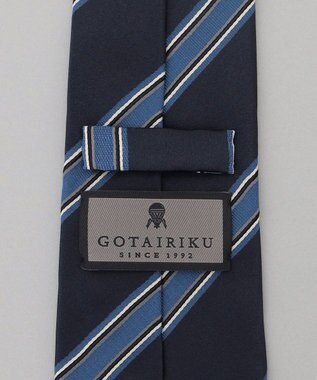 GOTAIRIKU GOTAIRIKU別注【MANTERO/マンテロ】ネクタイ_レジメンタル ネイビー系1