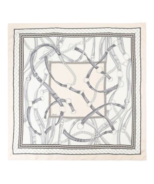 23区 ベルト柄 スカーフ ベージュ系