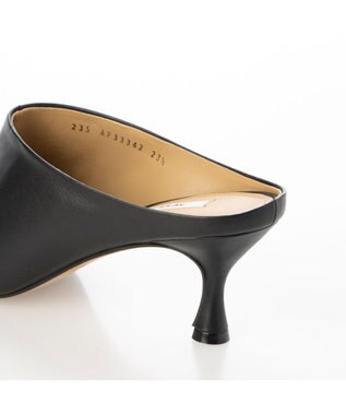 MODE ET JACOMO <MODE ET JACOMO>オブリークトゥミュールパンプス ブラック