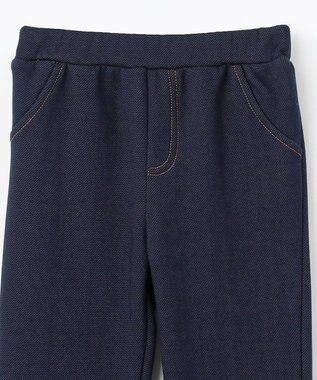 組曲 KIDS 【80-100㎝】シャギー デニム ネイビー系