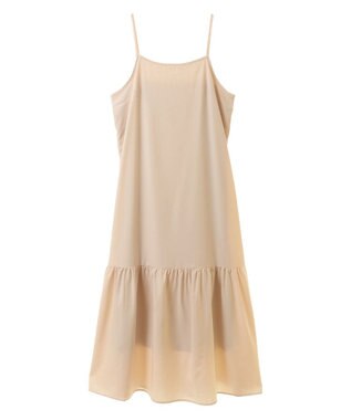 earth music&ecology ＳＥＴ２点透かしニット＋キャミワンピース Ivory