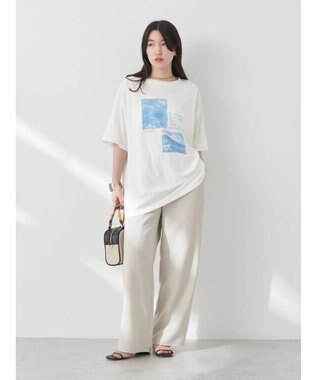 earth music&ecology フォトチュニックＴ Off White