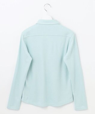 23区GOLF 【WOMEN】【吸湿発熱】グランサーモカノコ 裏起毛シャツ スカイブルー系