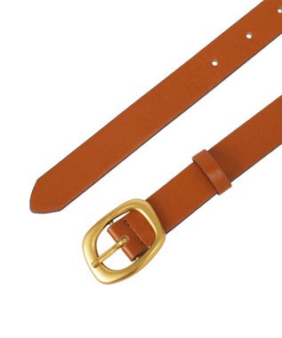 AMERICAN HOLIC ニュアンススクエアバックルベルト Camel